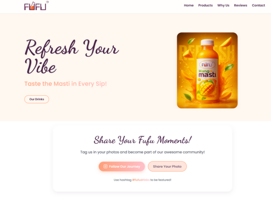 Sarthi Amrita - Web Design - Homepage